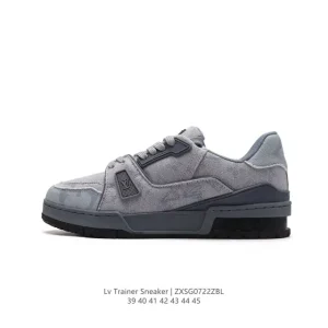 Louis Vuitton Trainer Sneaker Low Canvas Basketball Shoe