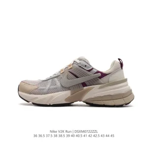 Nike V2K Run Retro Running Shoes - Vintage Style with Cushioning