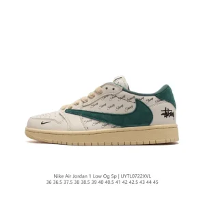 Jordan Air 1 Low OG Military Blue Reverse Swoosh Retro Basketball Shoe