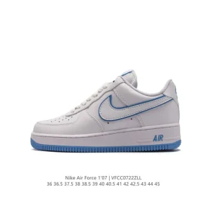 Nike Air Force 1 '07 Low DV0788 White Leather Casual Sneakers for Men and Women