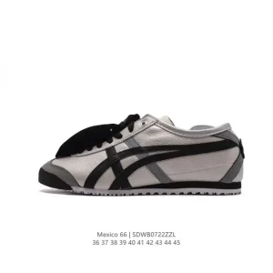 ASICS Onitsuka Tiger Mexico 66 Classic Retro Leather Casual Sneakers