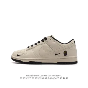 Nike SB Dunk Low Pro XD6188-037 Vintage Leather Skate Shoes
