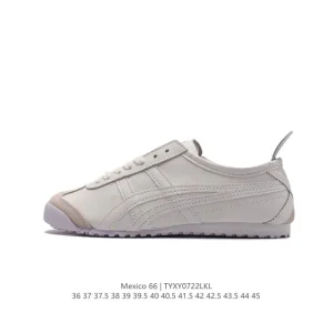 ASICS Onitsuka Tiger Mexico 66 Classic Retro Leather Sneakers Unisex Shoes