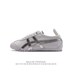 ASICS Onitsuka Tiger Mexico 66 Classic Retro Leather Canvas Sneakers
