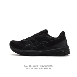 ASICS GT-1000 12 Black Marathon Running Shoes for Men and Women