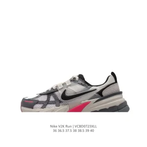 Nike V2K Run Retro Running Shoes - Vintage Style with Cushioning