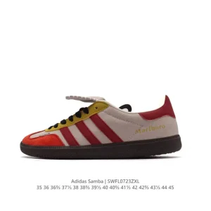 Wales Bonner x Adidas Samba Classic Black Pony Leather Sneakers