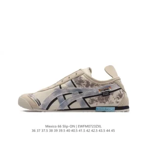 ASICS Onitsuka Tiger Mexico 66 Classic Canvas Sneakers for Men and Women