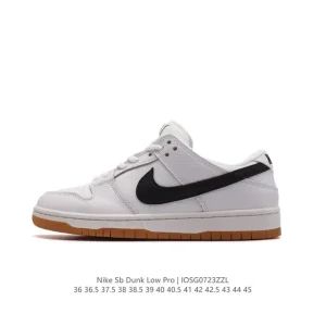Nike SB Dunk Low Pro Vintage Leather Skate Shoes for Men and Women