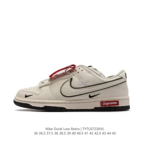 Nike Dunk Low Retro Vintage Basketball Sneakers