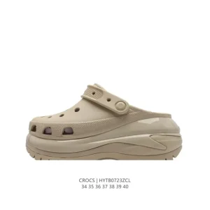 Crocs Women's Thick Sole Height Increase Sandals Beach Clogs