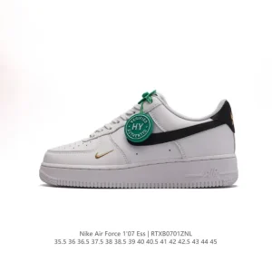Nike Air Force 1 Low 07 Leather White Casual Sneakers for Men and Women