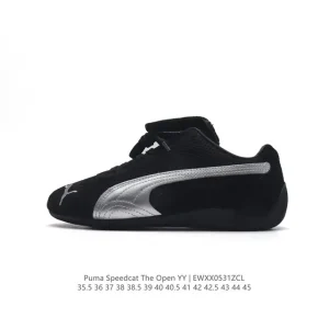 PUMA Roma BMW M Motorsport Low-Top Retro Racing Sneakers