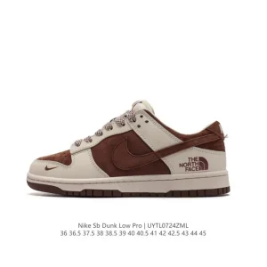 Nike SB Dunk Low Pro XD6188-022 Vintage Leather Skate Shoes for Men and Women
