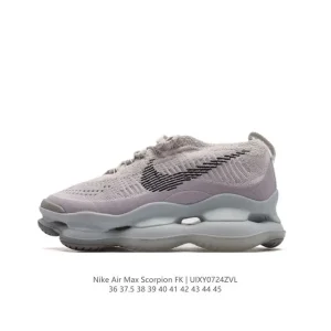 Nike Air Max Scorpion FK Running Shoes with Full-Length Air Unit and Thick Sole