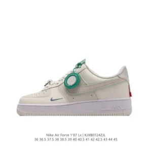 Louis Vuitton Air Force 1 Low Top Sneakers with Logo Brush