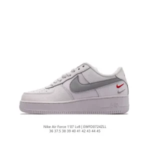 Nike Air Force 1 '07 Low White Leather Casual Sneakers