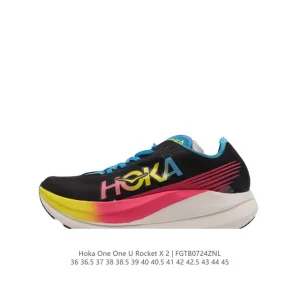 Hoka One One Rocket X2 Carbon Plate Racing Shoe for Men and Women