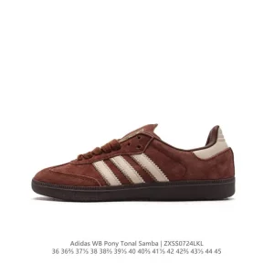 Adidas Samba Pony Tonal Sneakers Vintage Football Style Shoes