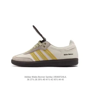 Wales Bonner x Adidas Originals Samba Classic Black Pony Leather Sneakers
