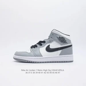 Jordan Air Retro High OG Black Toe Leather Basketball Shoes