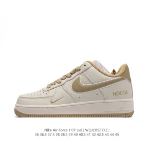 Nike Air Force 1 Low 07 White Leather Casual Sneakers for Men and Women