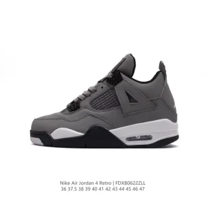 Nike Air Jordan 4 Retro OG Black Cement Men's Basketball Shoes