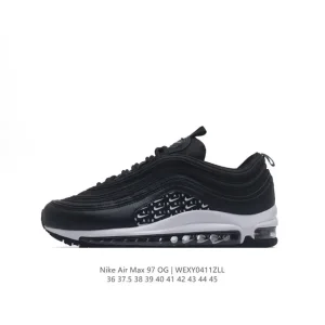 Nike Air Max 97 Low-Top Casual Running Shoes with Visible Air Cushion