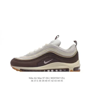 Nike Air Max 97 Classic Low-Top Cushion Running Sneakers