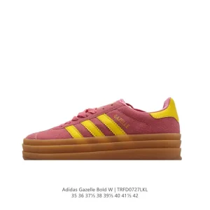 Adidas Gazelle Bold Retro Platform Sneakers for Women Vintage Suede Shoes