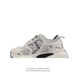 Dior Low-Top Retro Vintage Style Chunky Sole Running Sneakers