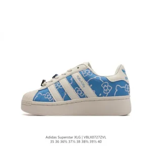 Adidas Originals Superstar Xlg Hello Kitty Low Top Platform Sneakers