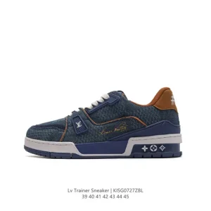 Louis Vuitton Trainer Sneaker Low Men's Basketball Shoes