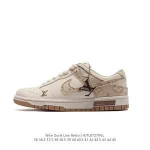 Nike Dunk Low Retro Vintage Basketball and Skateboarding Sneakers