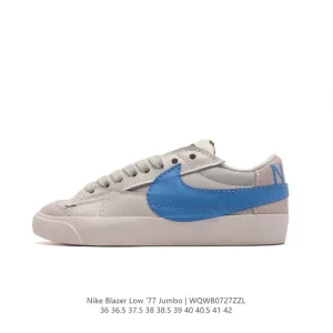 Nike Blazer Low '77 Jumbo Vintage Sneakers with Wide Laces