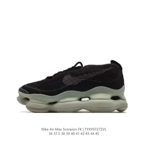 Nike Air Max Scorpion FK Cushion Running Shoes with Full-Length Air Unit