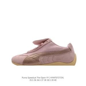 Puma Speedcat Open Yy Collaboration Sneaker Pink Brown Suede Mesh Retro