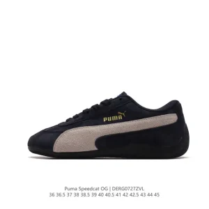 PUMA Roma BMW Motorsport Low-Top Retro Racing Sneakers for Men and Women