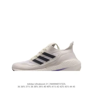 Adidas Ultraboost 21 Running Shoes for Men and Women with Primeblue Upper and Boost Cushioning