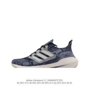 Adidas Ultraboost 21 Running Shoes for Men and Women with Primeblue Upper