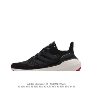 Adidas Ultraboost 21 Running Shoes for Men and Women with Primeblue Upper and Boost Cushioning