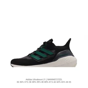 Adidas Ultraboost 21 Running Shoes for Men and Women with Primeblue Upper