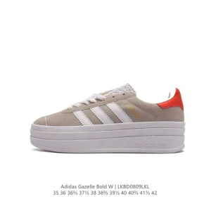 Adidas Gazelle Bold Retro Platform Sneakers Vintage Suede Leather