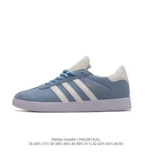 Adidas Originals Gazelle Unisex Classic Skate Sneakers with Pigskin Leather