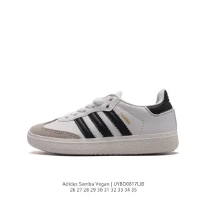 Adidas Samba Vegan Kids Shoes Head Leather Classic Retro Sneakers