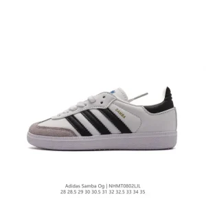 Adidas Originals Samba Og Shoes Classic Childrens Sneakers White T-Toe