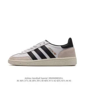 Adidas Handball Spezial Low-Top Leather Sneakers Classic Three Stripes Vintage Style