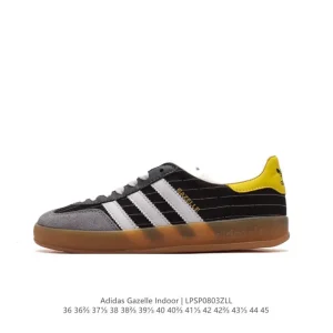 Adidas Originals Gazelle Indoor Retro Tricolor Gum Sole Classic Sneakers