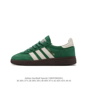 Adidas Handball Spezial Low-Top Leather Sneakers Vintage Style