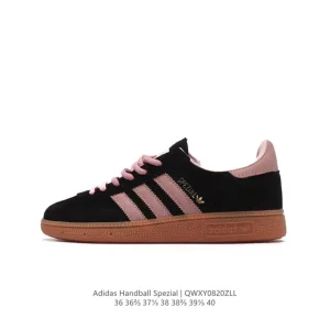 Adidas Handball Spezial Low Top Leather Vintage Sneakers for Women
